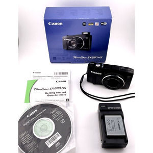 Canon Powershot SX280 HS 12.1MP Digital Camera Full HD 20x Zoom GPS WiFi - MINT